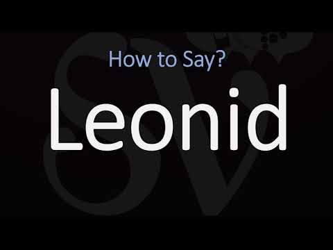 How to Pronounce Leonid? (CORRECTLY)