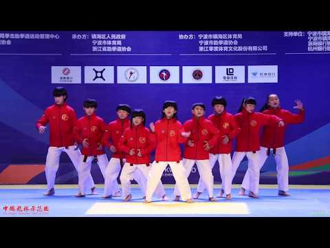 2017 Elite Challenge Taekwondo Dance，Junior 1st，Dragons Kids， 大众跆拳道 精英挑战赛 跆拳舞 少年组 冠军 宁波队 龙拳小子 林秋楠