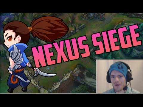 YASUO NEXUS SIEGE FIRST TIME GAMEPLAY- New Game Mode (League of Legends PBE)