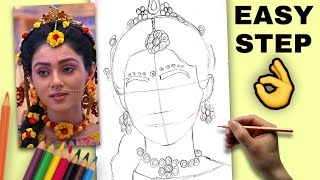 Radha Krishn serial  Mallika Singh  Drawing  Radha