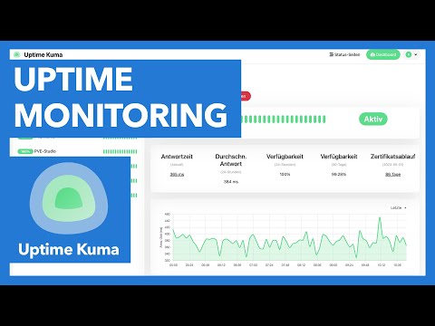 Uptime Monitoring inkl. Benachrichtigungen kostenlos - mit Uptime Kuma!