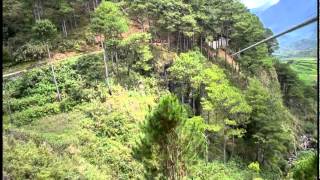 preview picture of video 'Ziplining in Sagada, Mt. Province, Philippines'