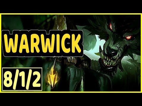 WARWICK VS KARTHUS - 8/1/2 KDA JUNGLE GAMEPLAY