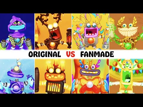 ALL Epic Wubbox Original VS Fanmade Comparisons! | My Singing Monsters || MSM Wub