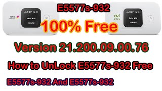 How to Unlock Huawei e5577s-932 Zain  Free in ONE Click only free | Unlock E5577s-932 | Unlock 2021