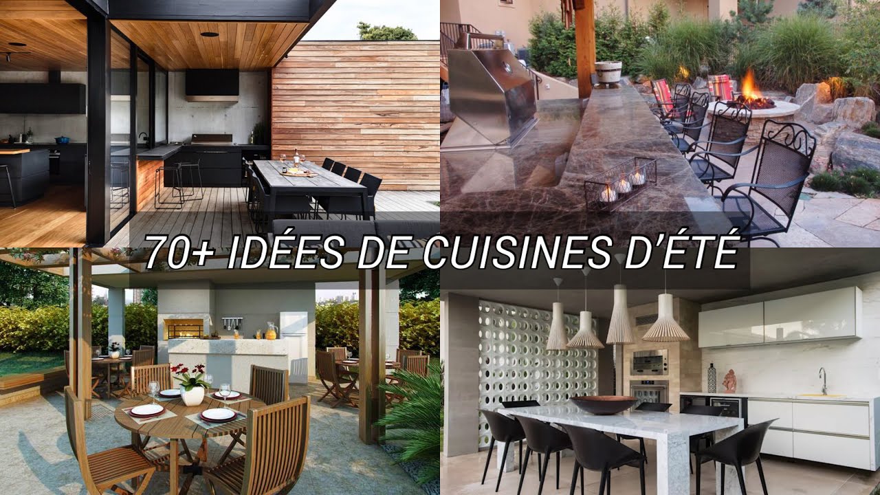 70+ idées pour votre cuisine d'été - cuisine de jardin 2021
