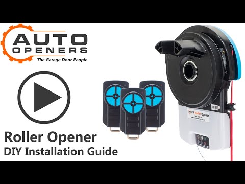 How to install a ROLLER OPENER Auto Openers Garage Door Opener Installation Video