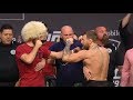 UFC 229 Khabib Vs McGregor Weigh In Faceoff