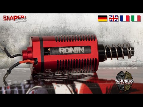 Warhead RONIN Brushless Motor | EFCS & Active Brake |  6mm BB Airsoft (EN subtitles)