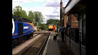 preview picture of video 'mid norfolk railway InterCity 125 @ Thuxton'