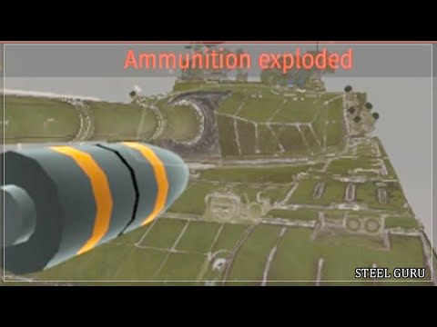 356mm NAVAL Gun Vs TOP Main Battle Tanks (War Thunder)