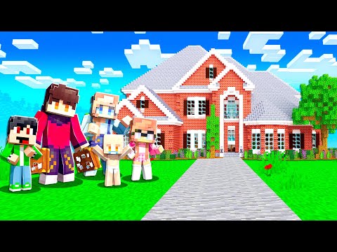NEW MANSION IN MINECRAFT?! EPIC REACTION!
