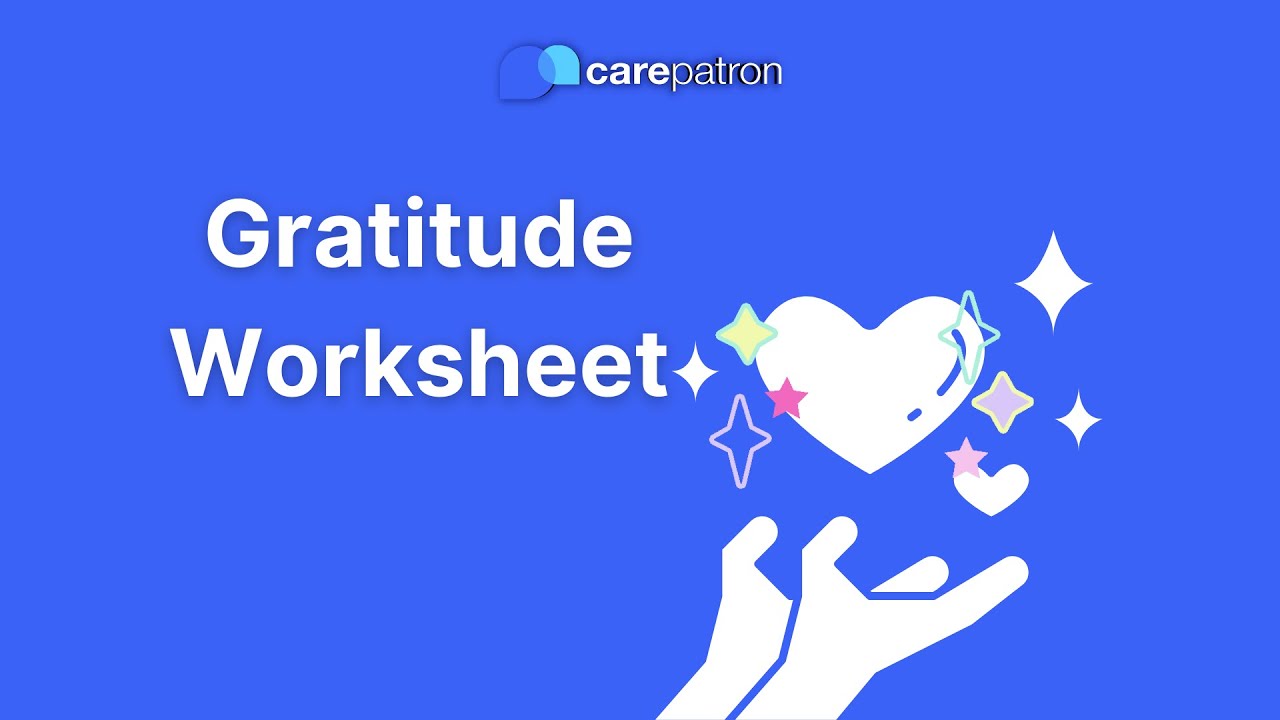 Gratitude Worksheet