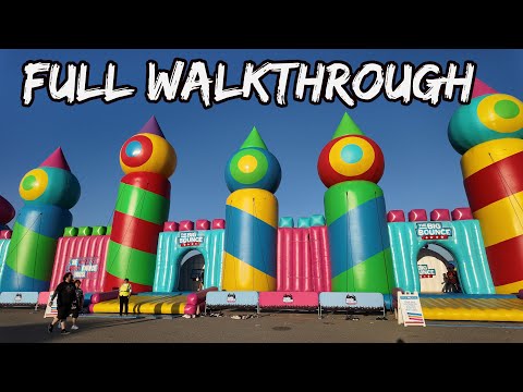 The Big Bounce America 2024 (Venue and Main Bounce House) - Full Walkthrough (Alameda, CA)