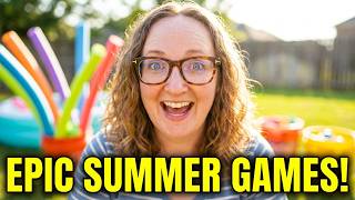 SUMMER PARTY GAMES (CUPS, POOL NOODLES, INFLATABLES)