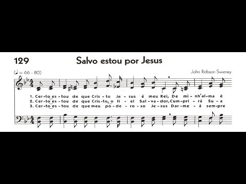 Hinário 5 CCB - Hino 129 - Salvo estou por Jesus - Strings - Teclado Yamaha PSR S670
