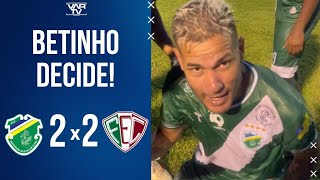 BETINHO DECIDE E SALVA O ALTOS! 🔥 ALTOS 2x2 FLUMINENSE-PI | CAMPEONATO PIAUIENSE 2026