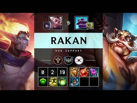 Rakan Support vs Braum - KR Challenger Patch 25.12