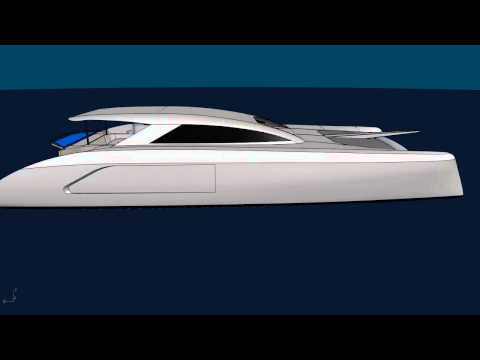 G-Force 1800 CAD Rendering - Schionning Designs - Catamaran Kit