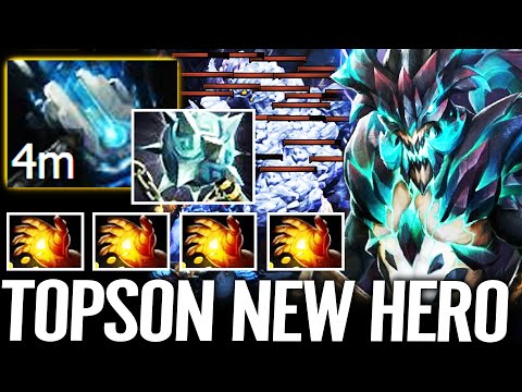 🔥 TOPSON 100% NEW HERO MID - 4min Meteor Hammer + Gleipnir MIDAS WTF OD Fast Farm 7.30 Dota 2 Pro