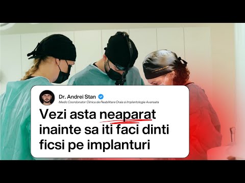 A doctor specializing in implantology explains everything about fixed teeth on dental implants