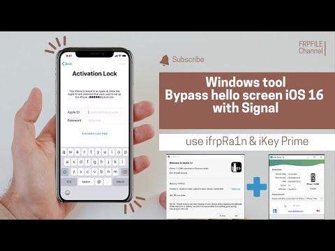 [Windows] Bypass hello screen with signal use ifrpRa1n & iKey Prime tool