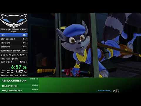 Sly 4 Any% Speedrun in 4:39:16
