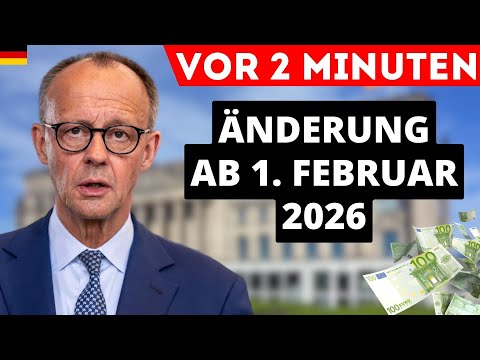 🚨 VOR 2 MINUTEN BESTÄTIGT: Mega-Renten-Änderung ab 1. Februar 2026 – ALLE betroffen!