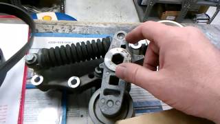 How to replace a Tensioner Pulley gone bad on a 2016 freightliner