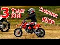Three Years Old Talented KIDS On Motorcycles