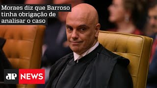 Alexandre de Moraes defende Barroso de ataques por abertura de CPI da Covid-19