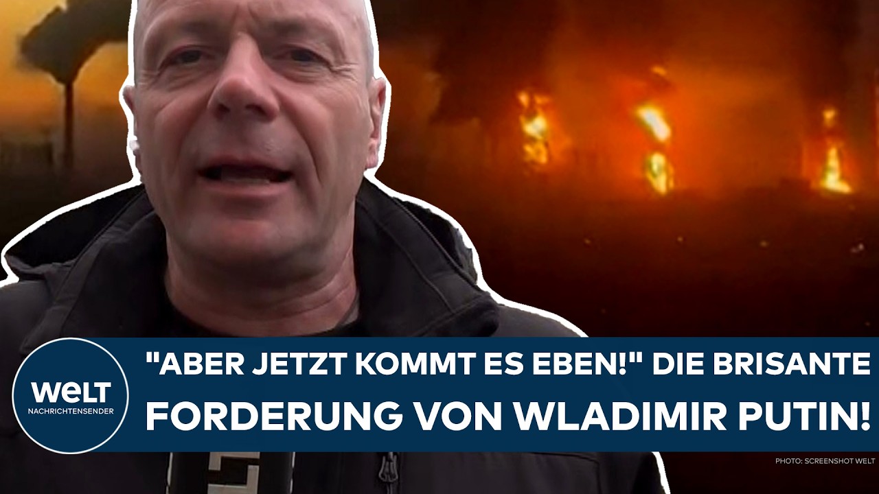 UKRAINE-KRIEG: "Aber jetzt kommt es eben!" Die brisante Forderung von Wladimir Putin!