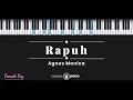 Rapuh Agnes Monica KARAOKE PIANO FEMALE KEY