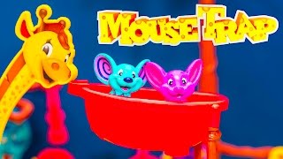Playing Mouse Trap Game with Blaze Monster Truck Against Shopkins