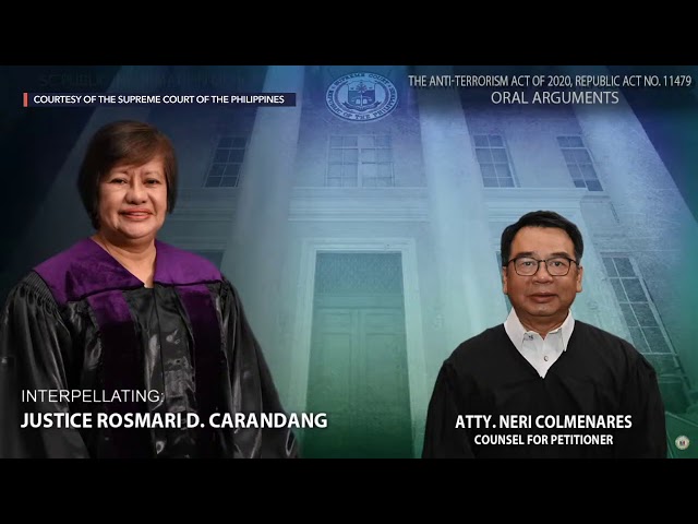 Justice Carandang: ‘Can terrorism be prevented without surveillance?’