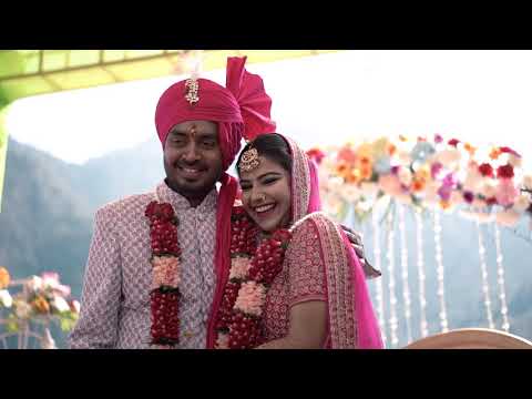 Journey of Ankita x Omkar in 1minute | IIT | The Wedding Land Films
