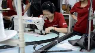 preview picture of video 'A Belt Manufacturer's Competition of Belt Making Skills on August 31, 2013 in China'