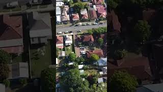 Drönare - Hus i Mayfield East i Newcastle i Australien (#Shorts)