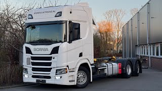 Camion pentru transport containere Scania R450 6X2/4 Highline Retarder Night a/c Full air - BDF CHASSIS - | Imagine 4 - Autoline