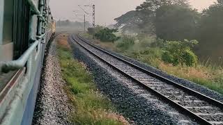 preview picture of video 'Chamundi Express!!!! gets e-loco for the first tym'