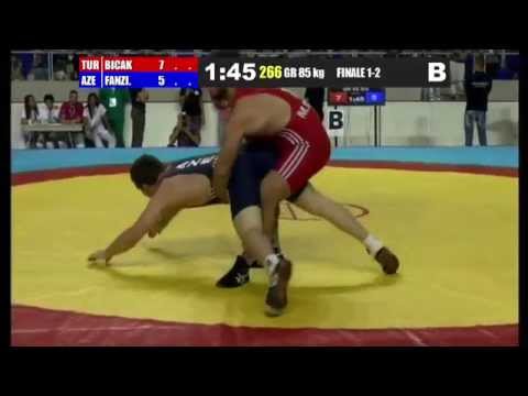 Finale 1-2 Greco-Roman 85 Kg (TUR) Muhammed Can BICAK vs (AZE) Soslan FANZIYEV