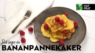 Pannekaker med to ingredienser