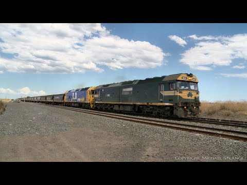 7725V Pacific National Grain Train - PoathTV Australian Railways