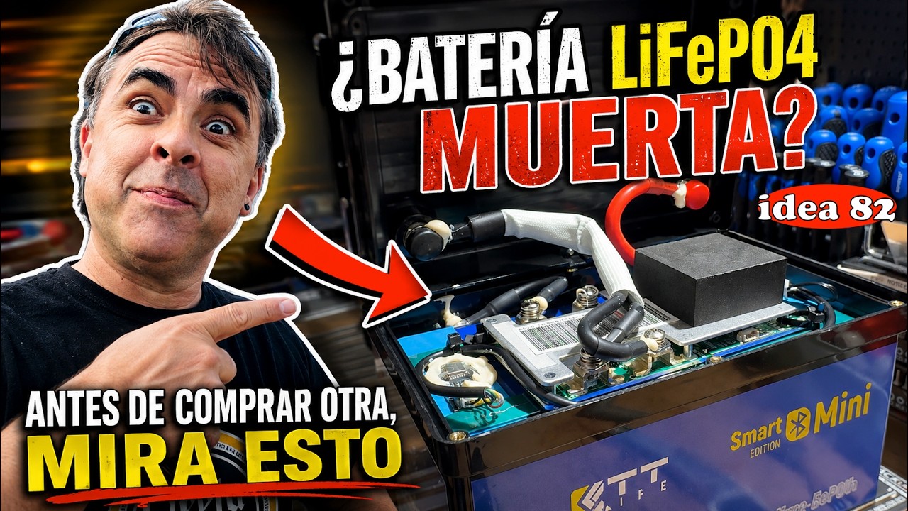 💪 ARREGLAMOS batería de LIFEPO4 !! - Ideas caravana 82
