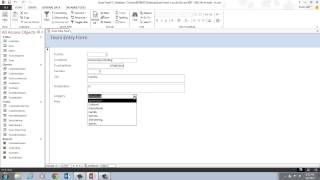 Access C Video 1 - Use the Form Wizard