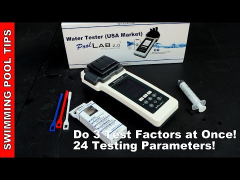 PoolLAB 2.0 (aka PoolWaterLAB USA Market) Photometer Run 3 Test Factors at the Same Time!