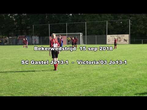 SC Gastel Jo13 1 beker 15 sep 2018