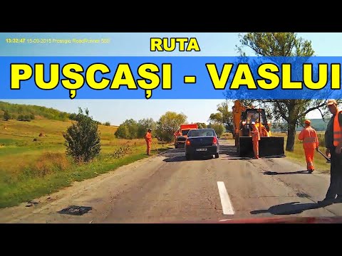 Traseul baraj Puscasi - Vaslui pe DN 2F video Full HD 2015 part. 2