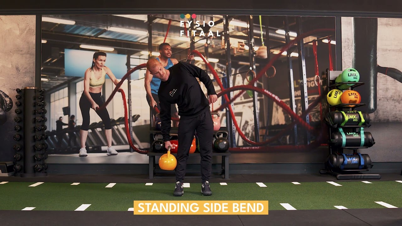 Video thumbnail: Standing side bend — instructievideo