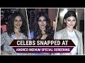 Mouni Roy Rakul Preet Singh Urvashi Rautela And Others Snapped At Angrezi Medium Special Screening
